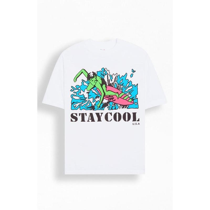 STAYCOOLNYC Men's Surf T-Shirt - Multicolor Hoodie, Sweatshirt | HypeCrazeTee.com