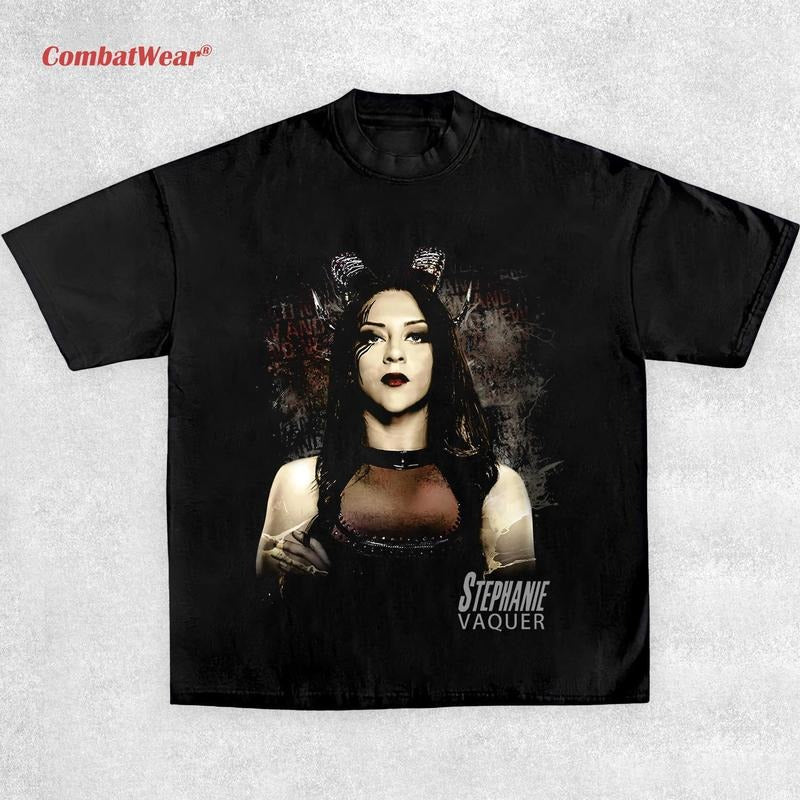 STEPHANIE VAQUER 2.0 TEE, Wrestling Tee, Wrestling Graphic Tee, 2025 Wrestler Shirt, Sports Shirt, Vintage Wresting...
