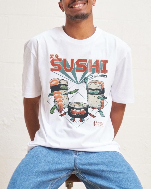 SUSHI SQUAD T-SHIRT, Men Summer Fashion Cotton, Cotton Menswear, S to 3XL Soft Top Hoodie, Sweatshirt | HypeCrazeTee.com