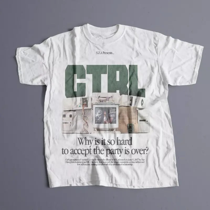 SZA - CTRL T-shirt, sza Graphic Tee Hoodie, Sweatshirt | HypeCrazeTee.com