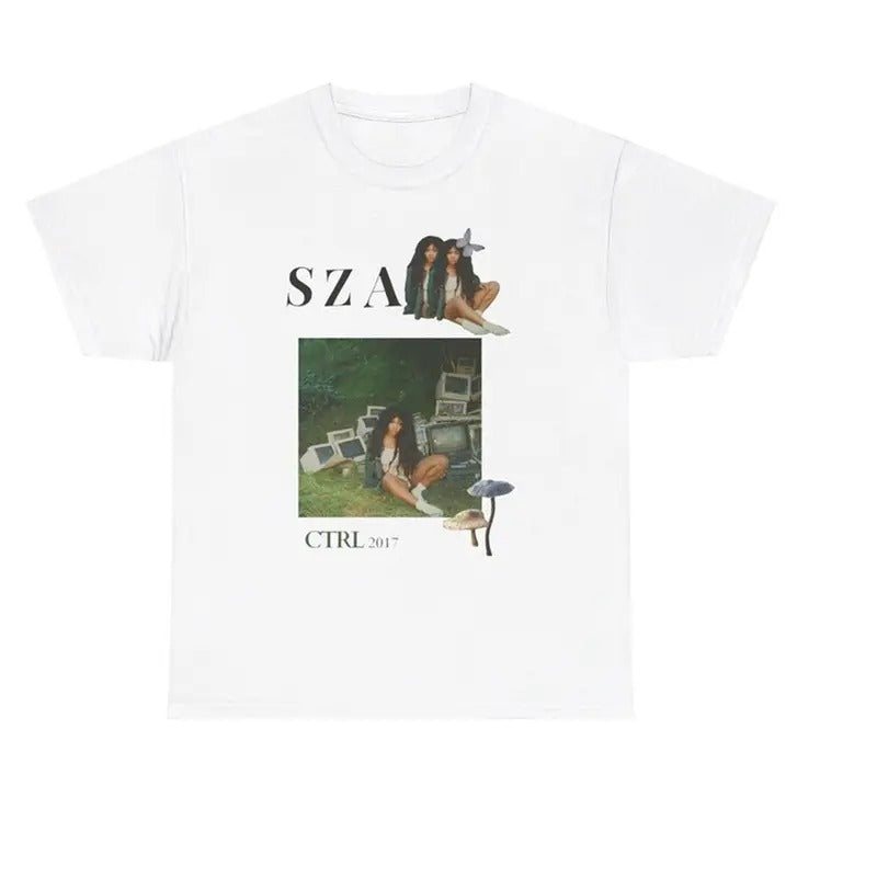 SZA- CTRL T-shirt, sza Graphic Tee, sza Merch, Rap Shirt, SOS, sza unisex gift, Concert T Shirt ver3 Hoodie, Sweatshirt