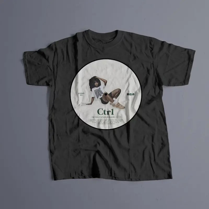 SZA- CTRL T-shirt, sza Graphic Tee, sza Merch, Rap Shirt, SOS, sza unisex gift, Concert T Shirt ver3 Tops Underwear...