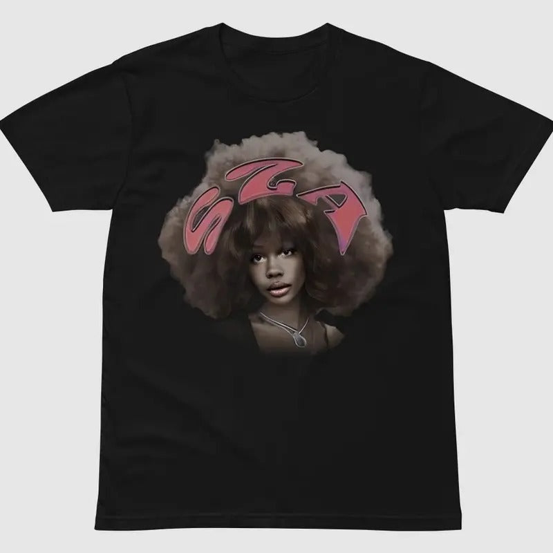 SZA Afro premium T Shirt Hoodie, Sweatshirt | HypeCrazeTee.com