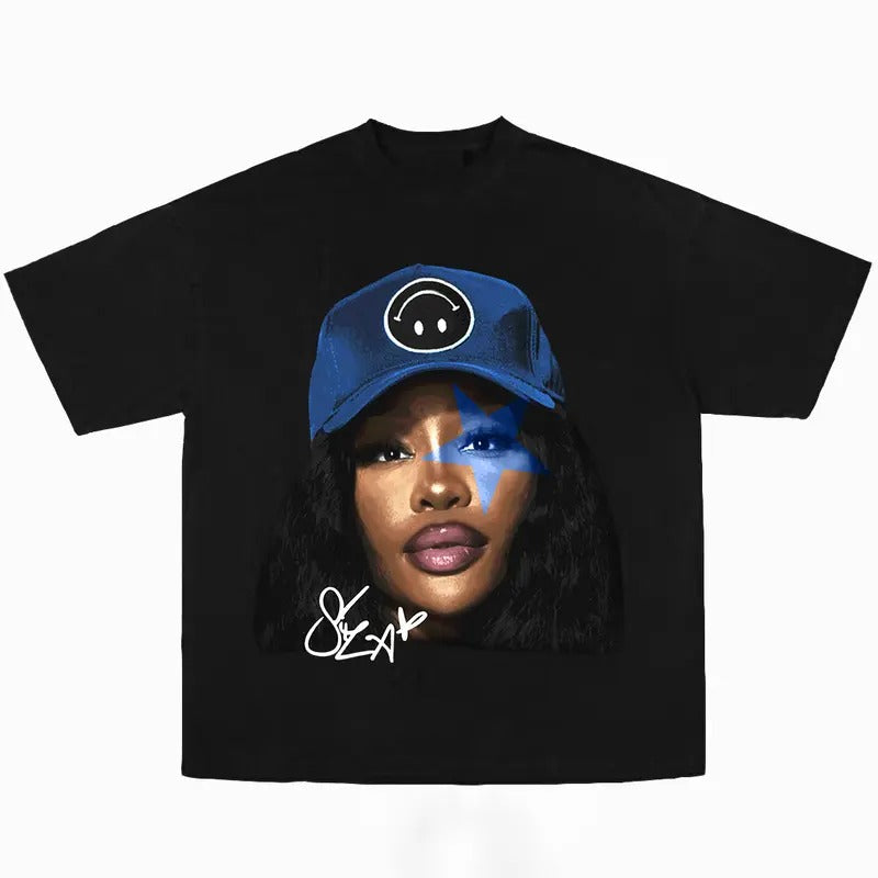 SZA Blue Star Music Shirt T-Shirts, Hoodie, Sweatshirt