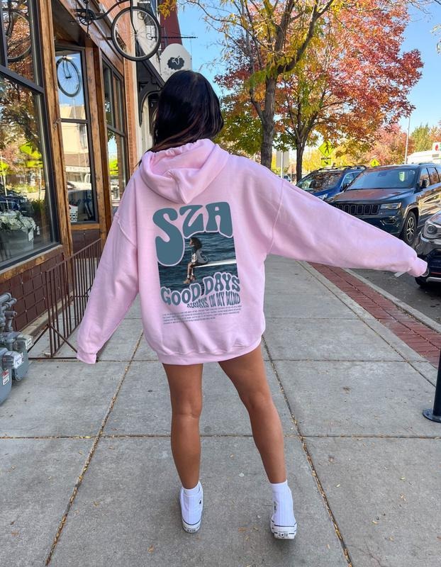 SZA Hoodie, SZA Shirt Good Days, sza Merch, SZA sos Tour, sza Album Shirt, sza Graphic Tee, Street Wear Hoodie, Design on...