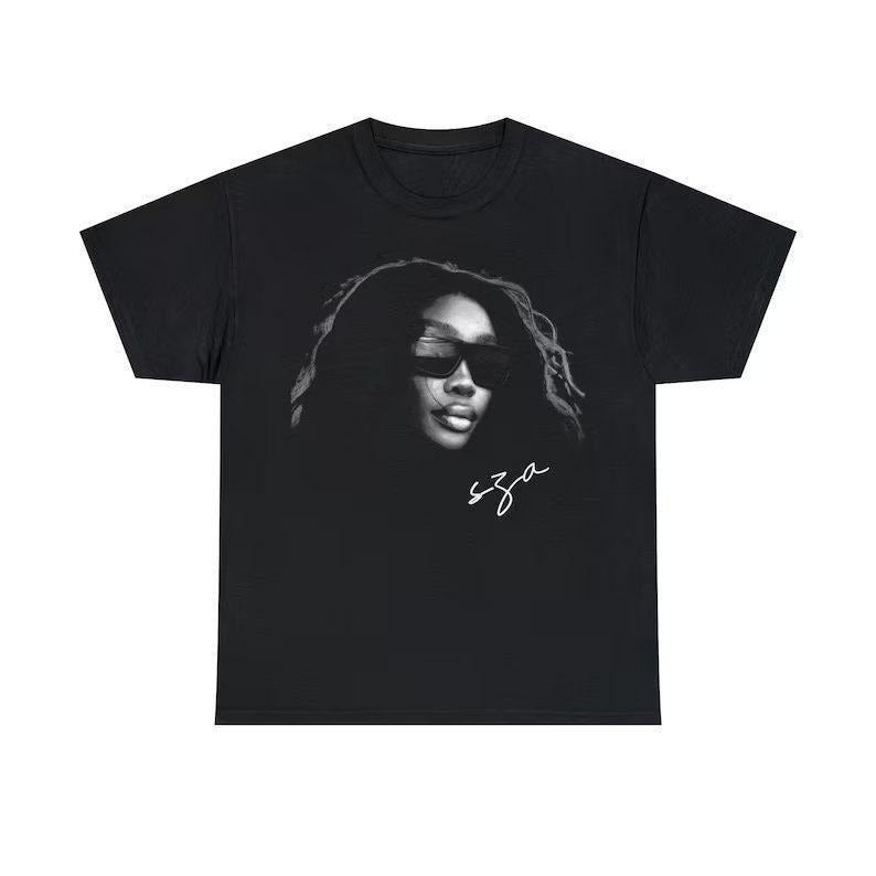 SZA SHIRT Rare Homage Vintage Rap Tee Hip Hop Style, Sza Merch Signature Hoodie, Sweatshirt | HypeCrazeTee.com