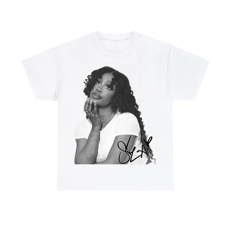 SZA Shirt  Iconic Hip Hop Graphic Tee  Vintage Rapper Graphic TShirt  Rare Concert Tee Tour Merch Collectible  Sos Ctrl...