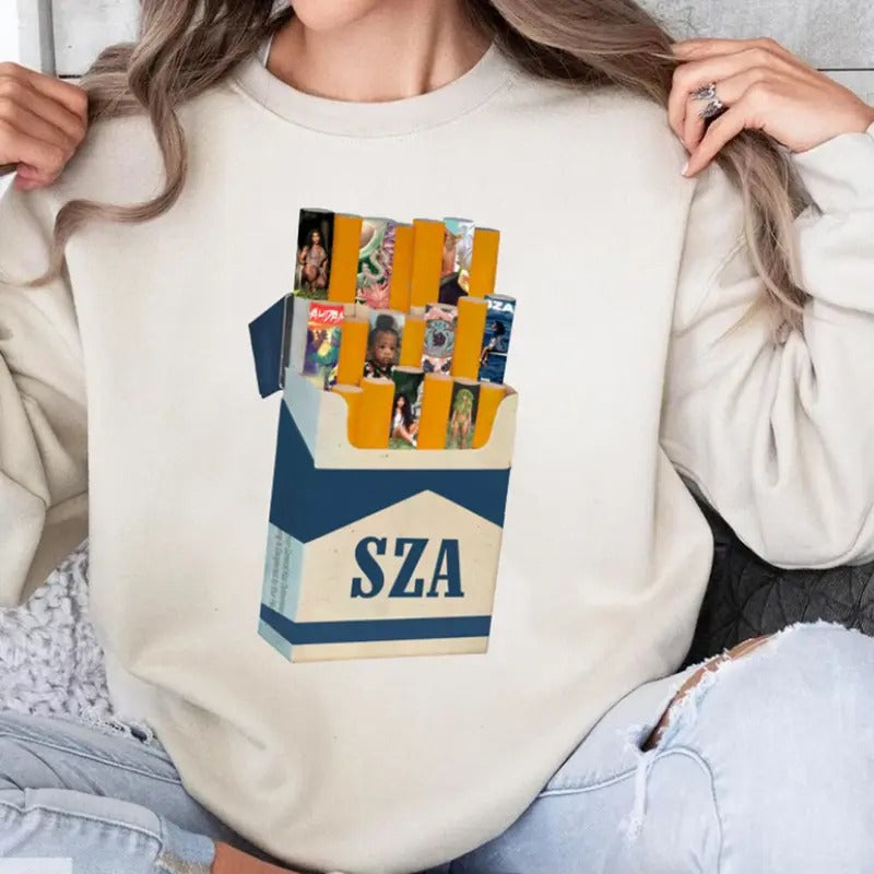 SZA sos SWEATSHIRT VINTAGE - SZA OPEN ARMS TOUR SAND TEE