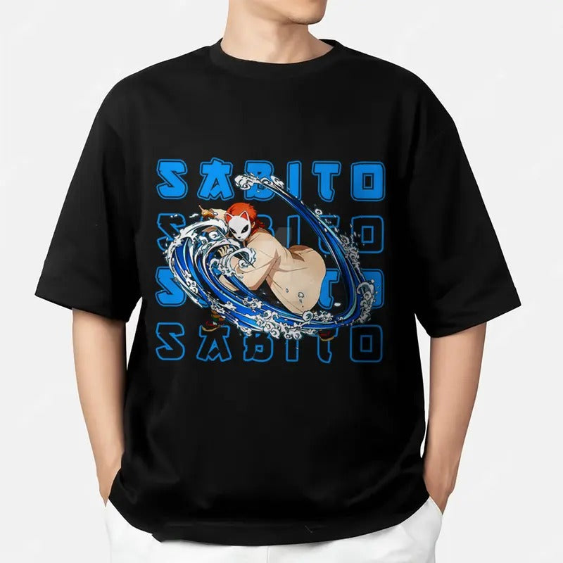 Sabito Shirt, Sabito Giyu Tshirt, Water Breathing Main Characters Shirt, anime sweatshirt hoodie, Y2k Shirt, Gift for...