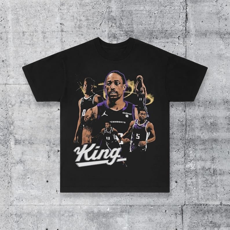 Sacramento NBA Basketball Kings Starting Five Streetwear Heavyweight T-Shirt