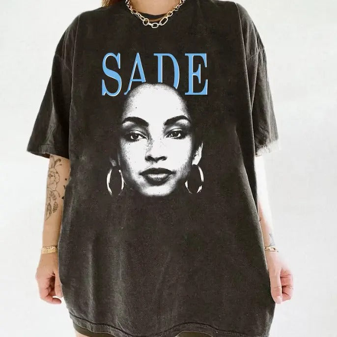 Sade 90s Vintage Shirt, Music Fans shirt, Sade Concert Shirt Hoodie, Sweatshirt | HypeCrazeTee.com