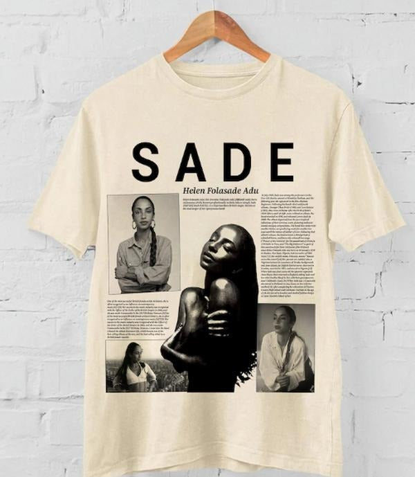 Sade Album t-shirt, Sade retro Lyric style top tee vintage unisex T-Shirt Hoodie, Sweatshirt | HypeCrazeTee.com