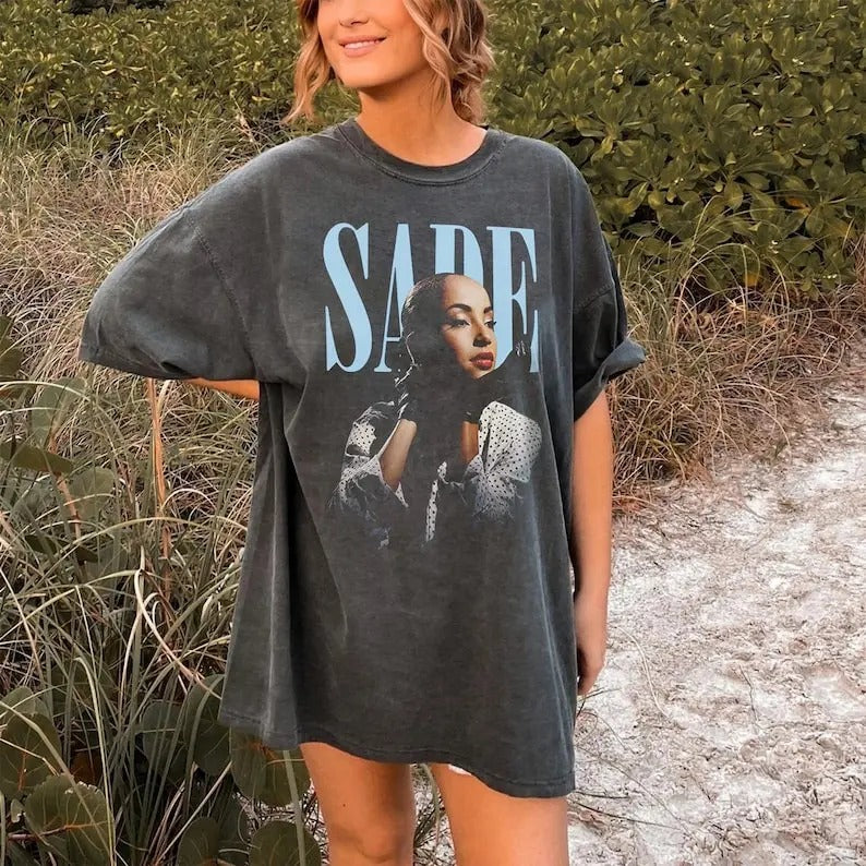Sade Vintage 90s Graphic Shirt, Sade Retro Vintage, Retro Sade Shirt, Sade Oversized Shirt, Gift For Her, Sade Tour...