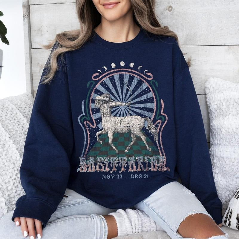 Sagittarius Zodiac, Astrology, Horoscope Sweatshirt T-Shirts, Hoodie | HypeCrazeTee.com
