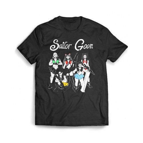 Sailor Goon Anime Moon Girl Rock Rap Mens T-Shirt Tee