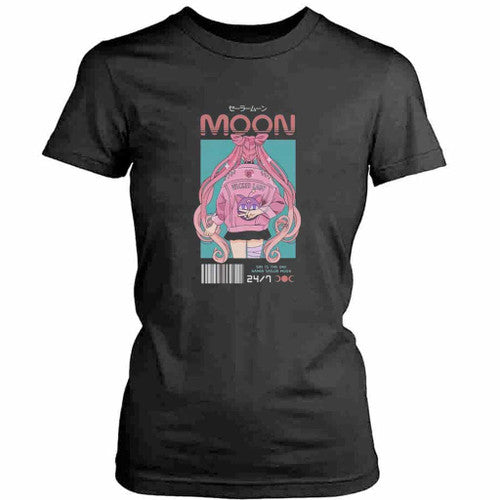 Sailor Moon Anime Kawaii Womens T-Shirt Tee