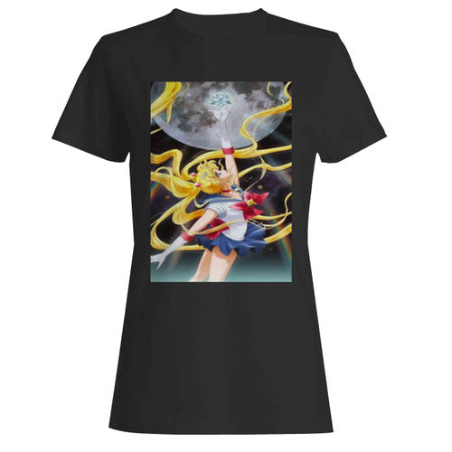 Sailor Moon Crystal Anime Space Women's T-Shirt Tee