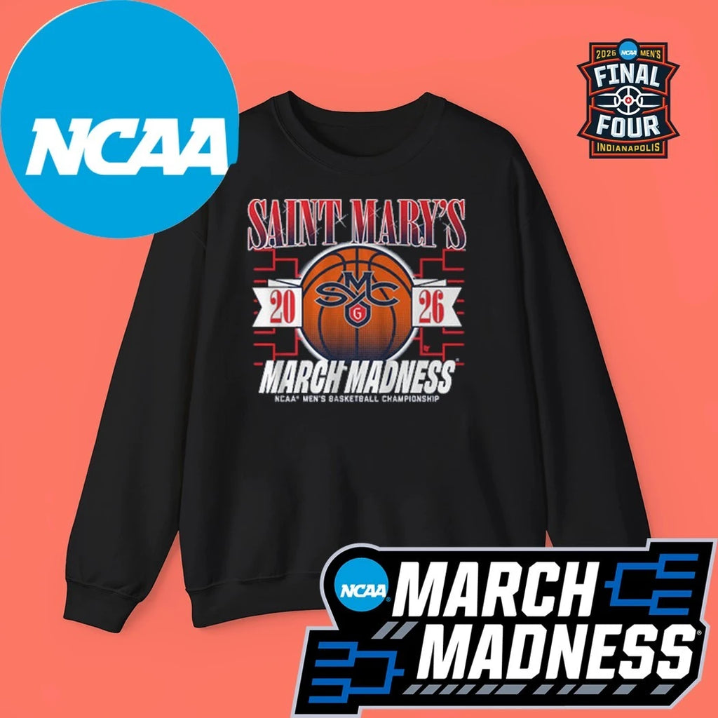 Saint Mary’s Gaels MBB 2026 NCAA Women’s Basketball Championship March Madness Logo Shirt