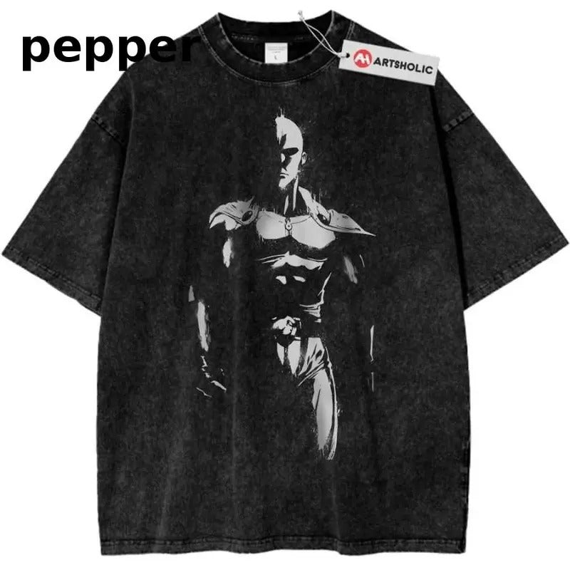 Saitama Shirt, One Punch Man Shirt, Anime Shirt, Vintage Tee Sweatshirt, Hoodie, Comfort Colors | HypeCrazeTee.com