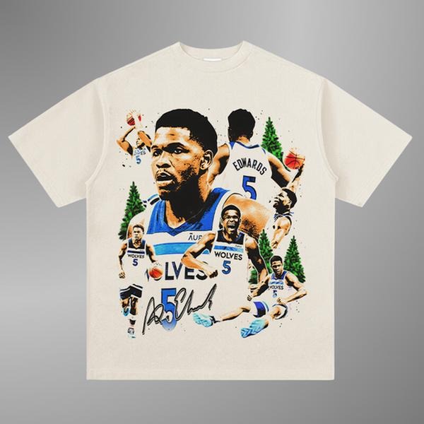 [Free Ship] ANTHONY EDWARDS TEE V5 Unisex Tshirt Hoodie, Sweatshirt | HypeCrazeTee.com