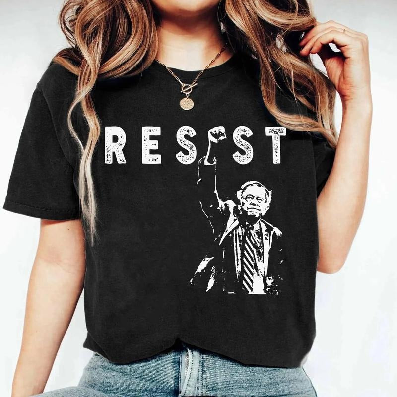 Bernie Sanders T-Shirt Resist Shirt Rage Against The Machine Shirt Tee Men Women Hoodie, Sweatshirt | HypeCrazeTee.com