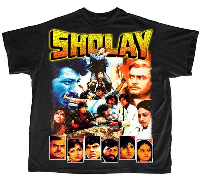 [Sale Up To 50% + Free ship] SHOLAY VINTAGE T-Shirt Hoodie, Sweatshirt | HypeCrazeTee.com