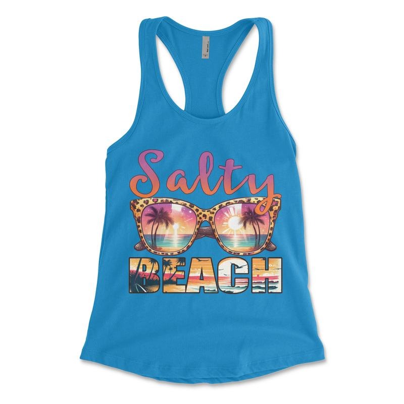 Salty Beach Vibes - Beach Tee - Summer Tshirt - Graphic Tee Hoodie, Sweatshirt | HypeCrazeTee.com