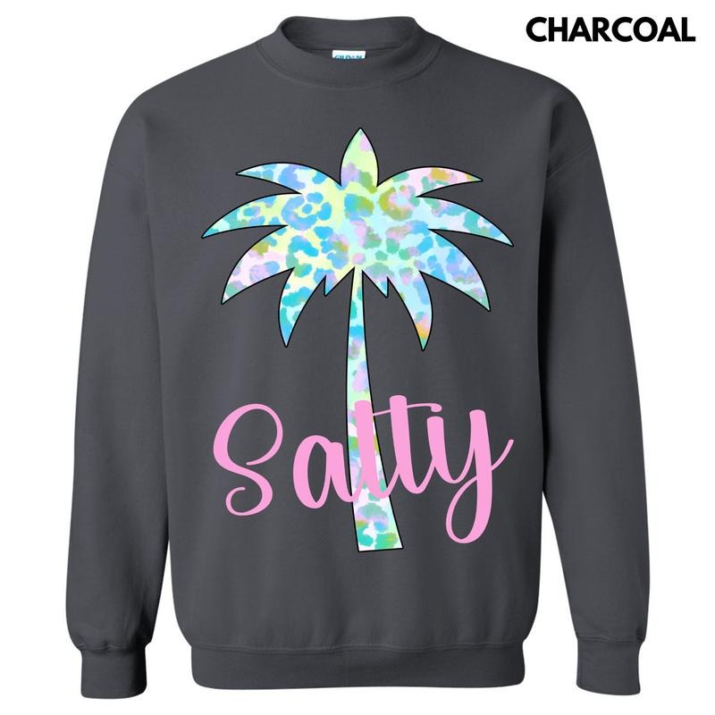 Salty Palm Tree 'NLB' T-Shirts, Hoodie, Sweatshirt