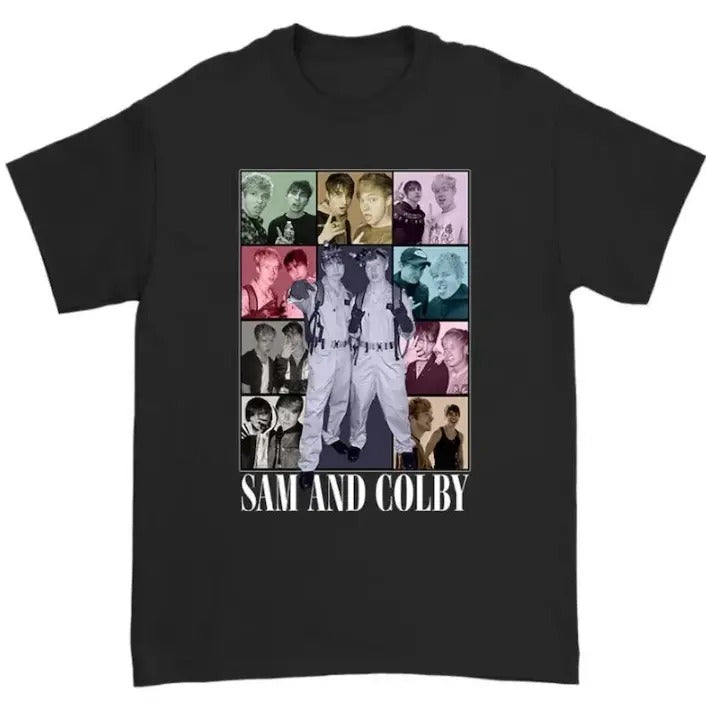Sam And Colby Eras Tour  t-shirt, unisex t shirt Menswear Top Medium Sport Hoodie, Sweatshirt | HypeCrazeTee.com