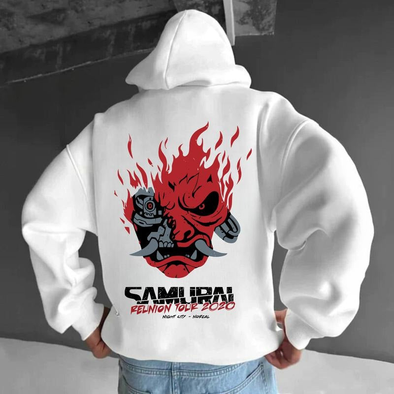 Samurai Reunion Tour Shirt Classic Samurai Band Shirt Cyberpunk Samurai T-Shirt Sweatshirt Hoodie | HypeCrazeTee.com