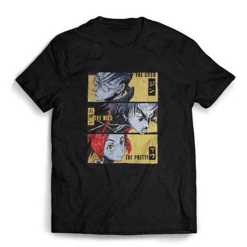 Samurai Champloo Anime Fuu Mugen Jin The God The Wild The Pretty Mens T-Shirt Tee