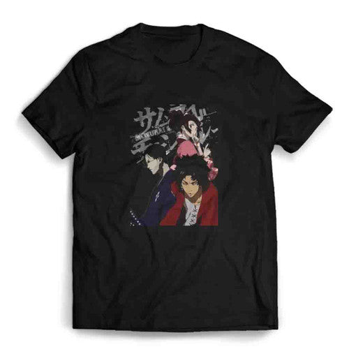 Samurai Champloo Anime Fuu Mugen Jin Mens T-Shirt Tee