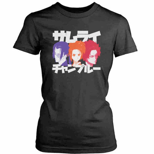 Samurai Champloo Anime Mugen Jin Fuu Womens T-Shirt Tee