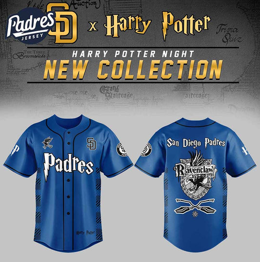 San Diego Padres x Harry Potter Night Ravenclaw House Baseball Jersey - Padres Jersey Oasis: Elevate Your Baseball Style Game
