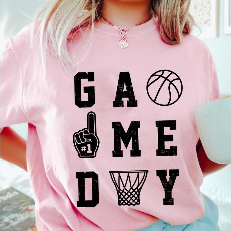 Sandjest Basketball T-Shirt Game Day Gift for Women Girl Friend Men Boy Hoodie, Sweatshirt | HypeCrazeTee.com