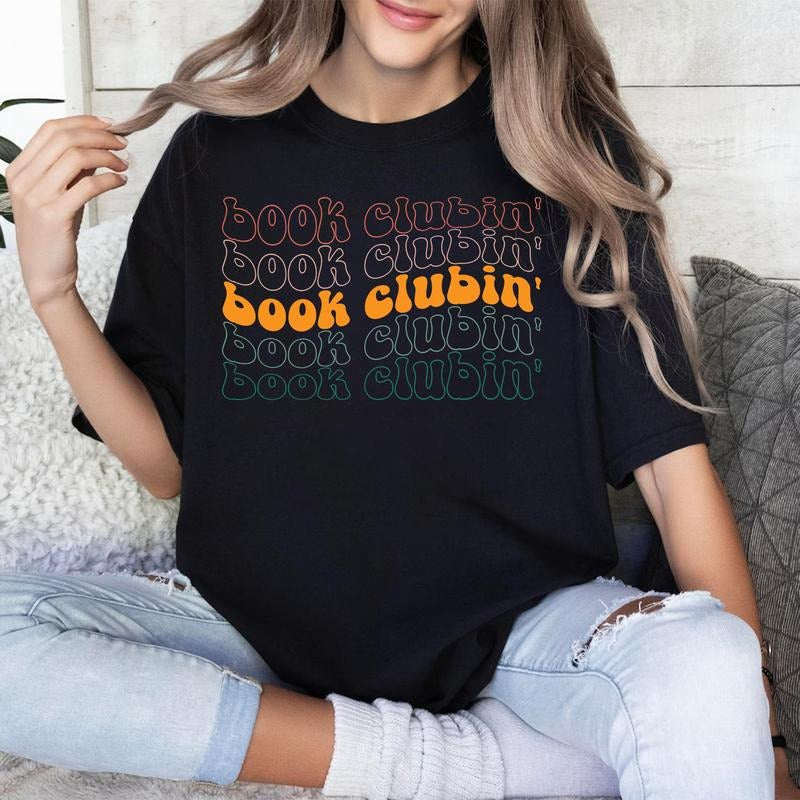 Sandjest Book Lover T-Shirt Book Clubin Gift for Women Girl Friends Bookworm Hoodie, Sweatshirt | HypeCrazeTee.com