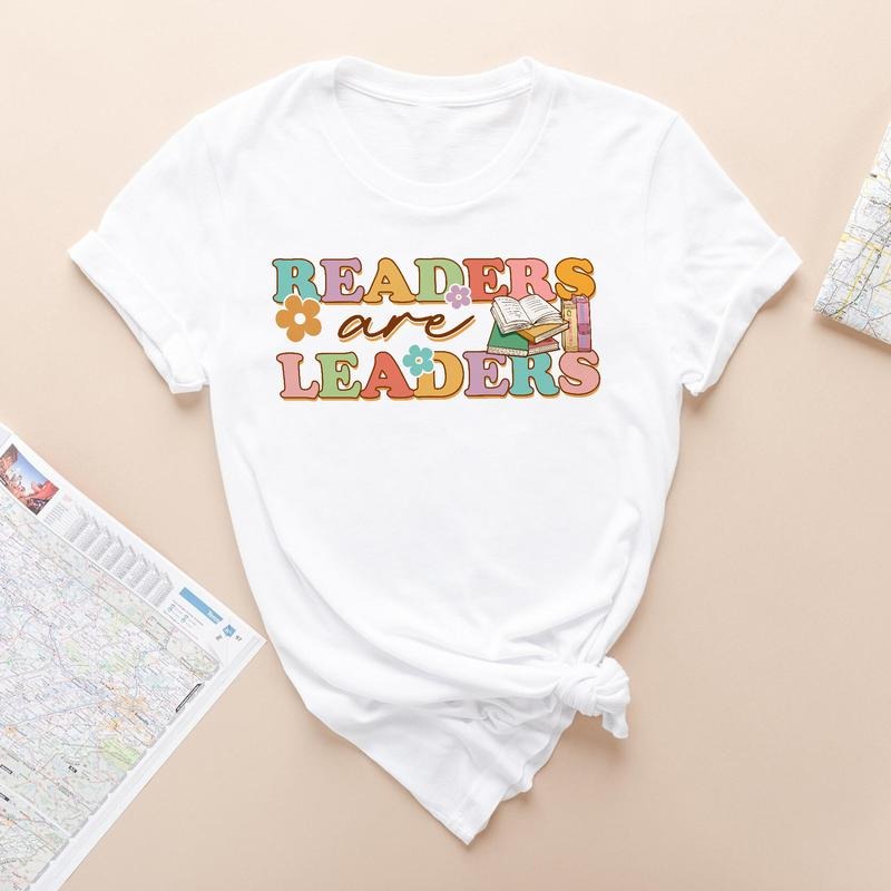 Sandjest Book Worm Shirt Readers Are Leaders Gift for Book Lovers Women Friends Hoodie, Sweatshirt | HypeCrazeTee.com