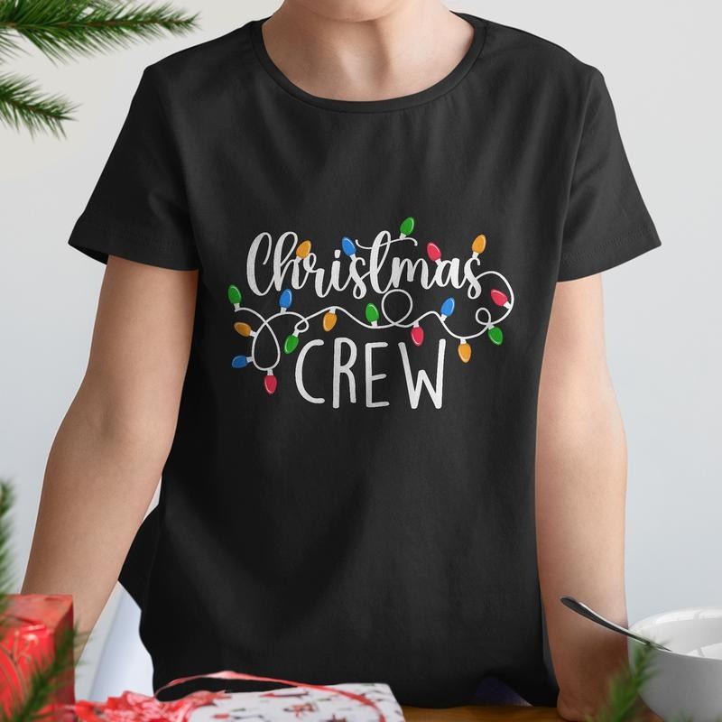 Sandjest Christmas Crew Shirt Family Christmas Sweatshirt Merry Christmas T-Shirt Matching Christmas Tee Hoodie