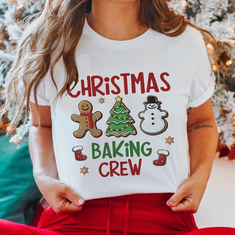 Sandjest Cookie Baking Crew, Family Christmas Shirts, Matching Christmas Shirts, Matching Family Shirts, Christmas...