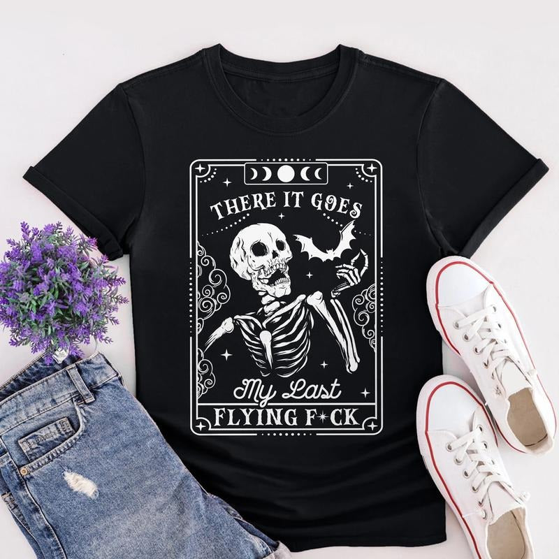 Sandjest Funny T-Shirt There It Goes Tarot Card Style Gift for Women Girl Friend Hoodie, Sweatshirt | HypeCrazeTee.com