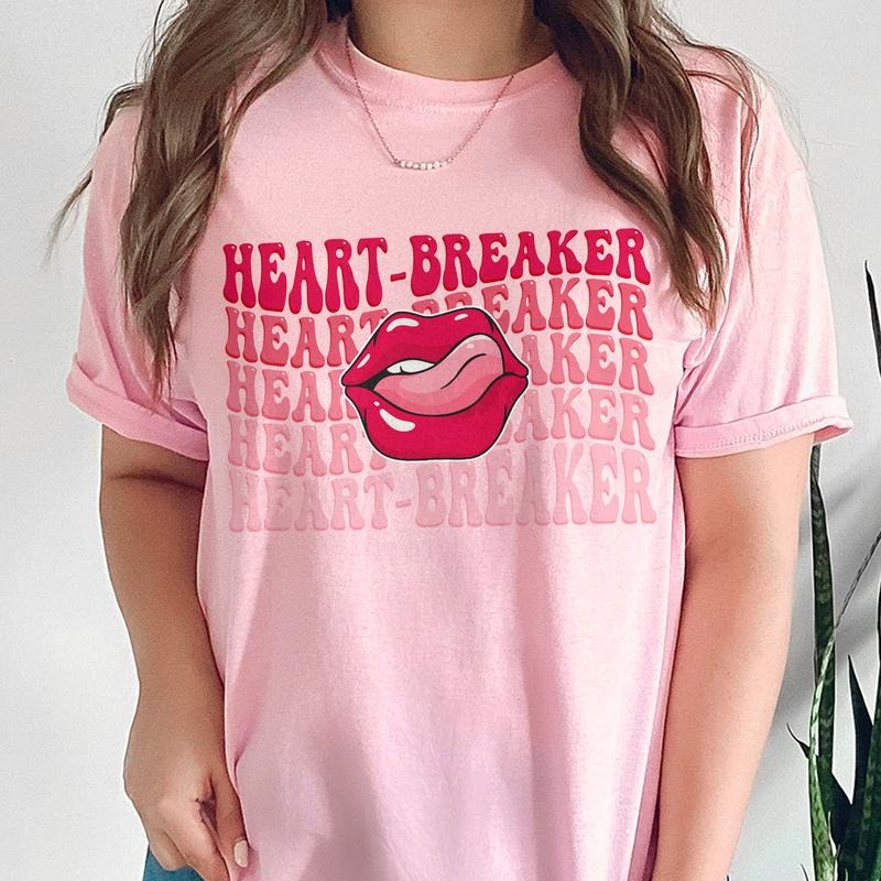 Sandjest Funny Valentine T-Shirt Heart-Breaker Gift for Friend Women Girl Hoodie, Sweatshirt | HypeCrazeTee.com