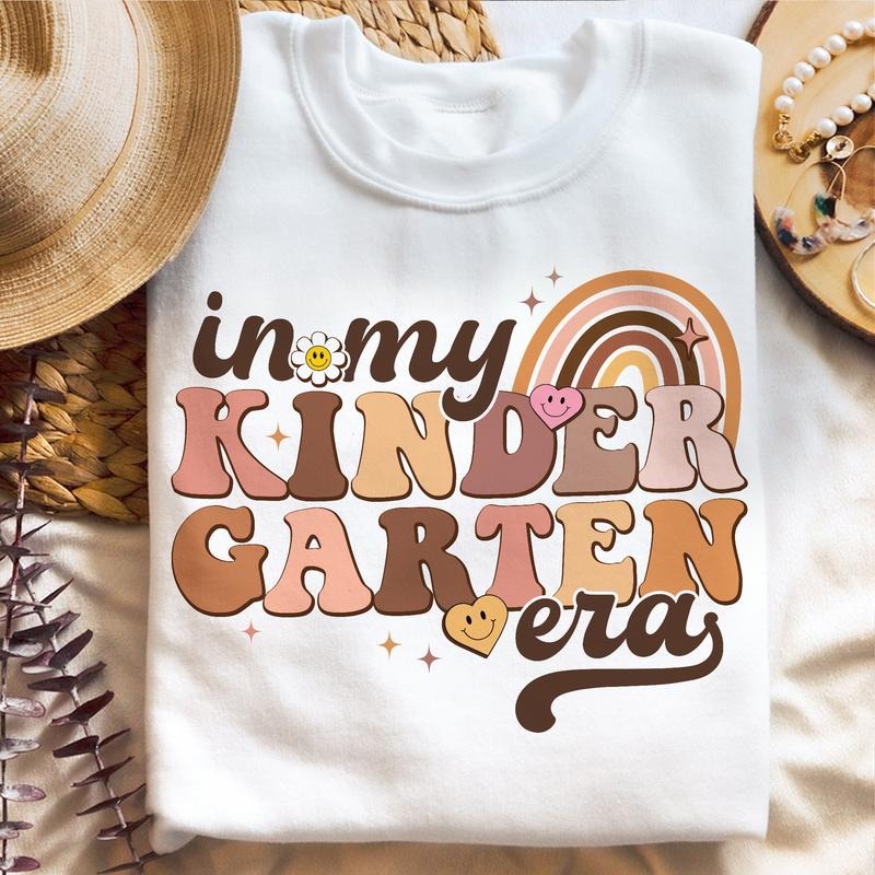 Sandjest In My Kindergarten Era Shirt, Kindergarten Teacher, Teacher Shirt, Funny Teacher Tee, Back to School Shirt,...