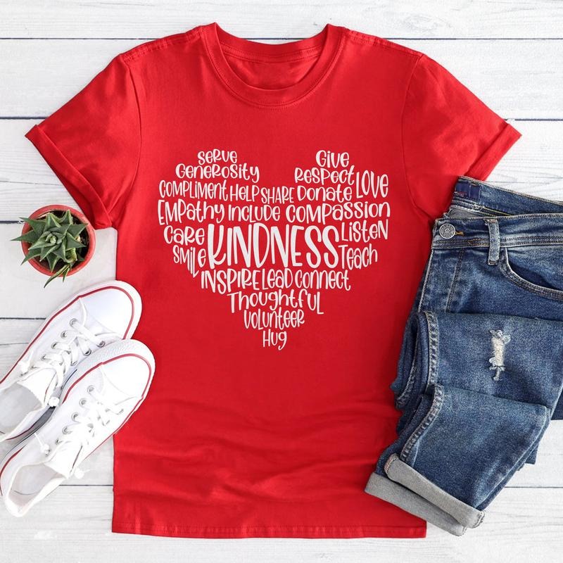 Sandjest Inspirational T-shirt Kindness Gift for Friends Women Men Girl Boy Hoodie, Sweatshirt | HypeCrazeTee.com
