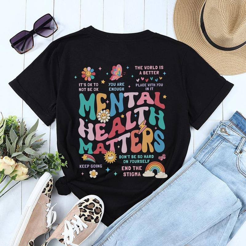 Sandjest Mental Health Shirt Gift for Women Girl Friends on Birthday Christmas Hoodie, Sweatshirt | HypeCrazeTee.com