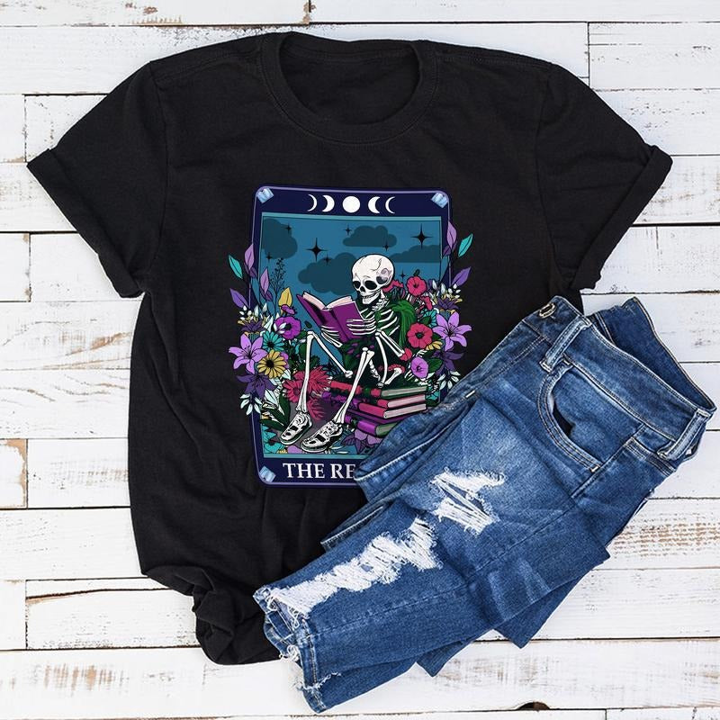 Sandjest Tarot Book Lover T-Shirt the Reader Gift for Book Lovers Bookworm Women Hoodie, Sweatshirt | HypeCrazeTee.com