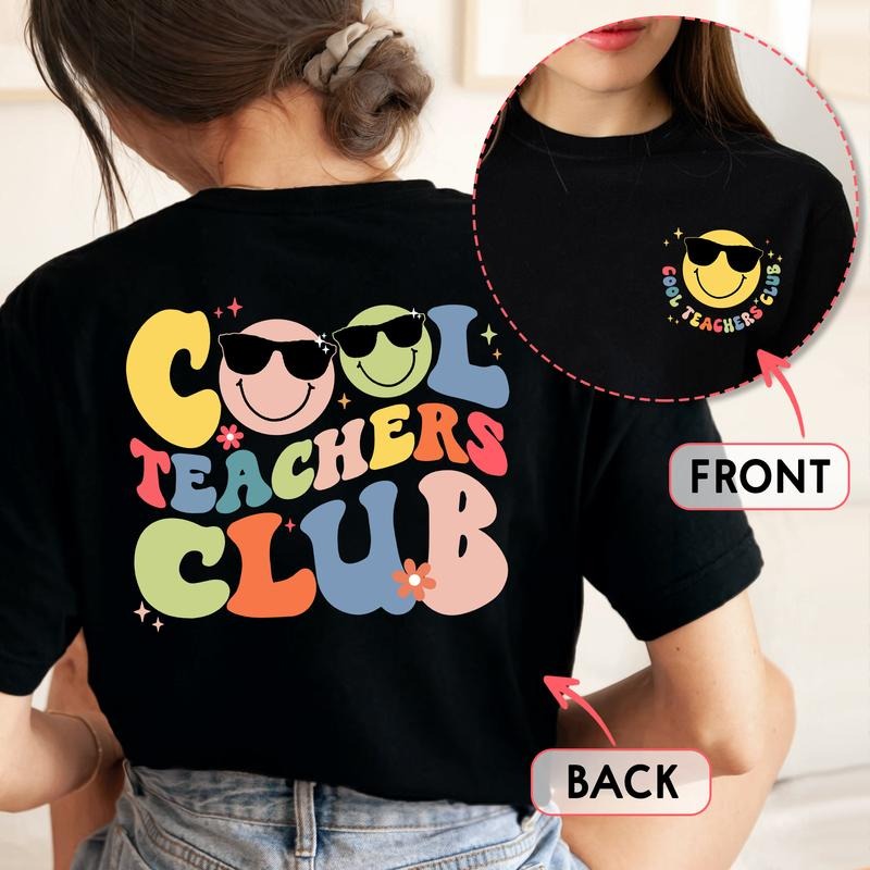 Sandjest Teacher Shirt Cool Teachers Club Funny Gift for Women Lecturers Professor Hoodie, Sweatshirt | HypeCrazeTee.com
