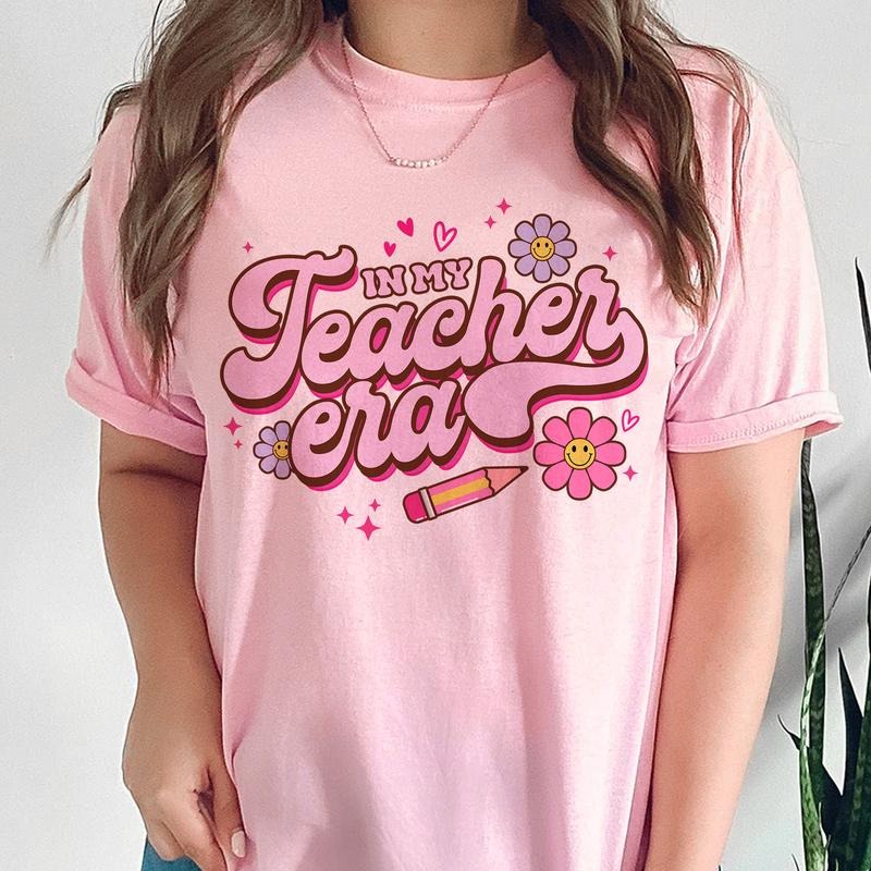Sandjest Teacher T-Shirt Teacher Era Gift for Teacher Professor Hoodie, Sweatshirt | HypeCrazeTee.com