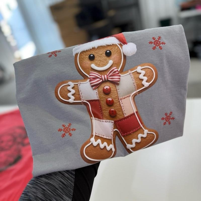 Santa Gingerbread Comfort Colors T-Shirt Unisex Sizing 100% Cotton Hoodie, Sweatshirt | HypeCrazeTee.com