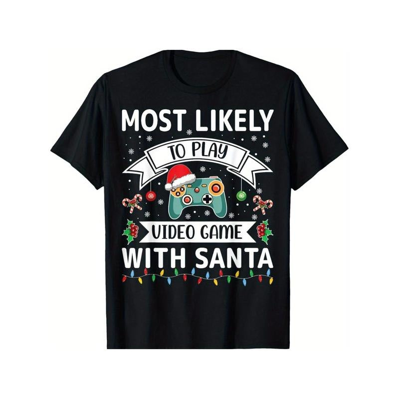 Santa's Gamer Buddy" T-Shirt