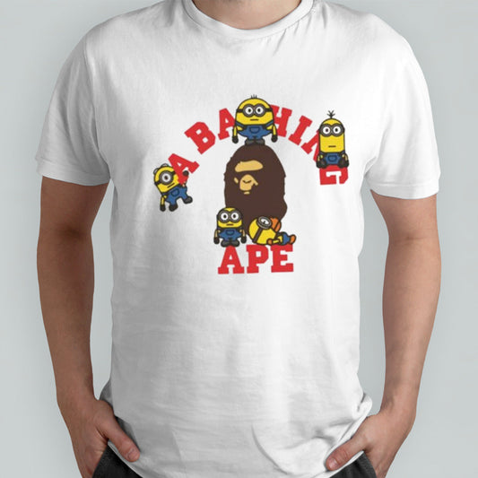 Sapnapvids Minion A Bathing Ape Shirt